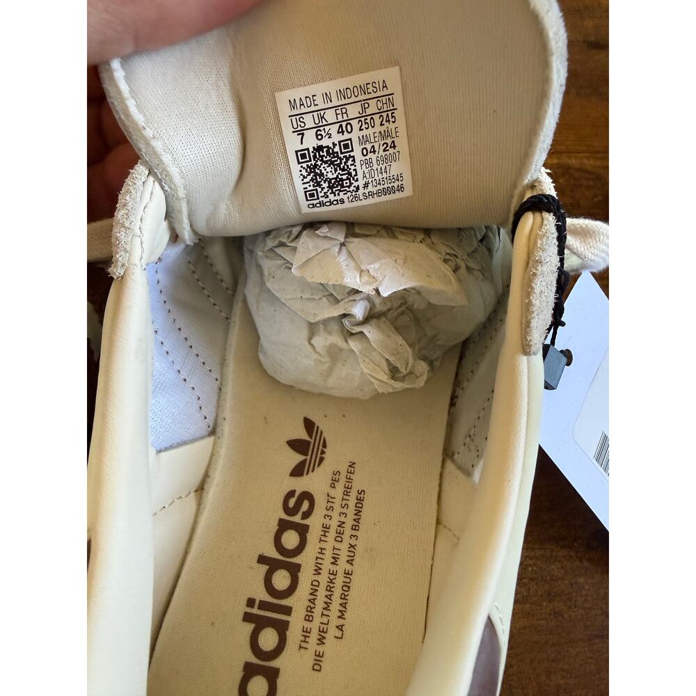 NWT Adidas Samba OG Cream White Preloved Brown Gum Size 7 - Picture 7 of 13